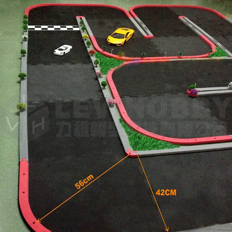 Fast Shipping DIY Mini-z RC Track 1/28 Scale Pista for Similar Track Race Car Runway RC Parts & Accs