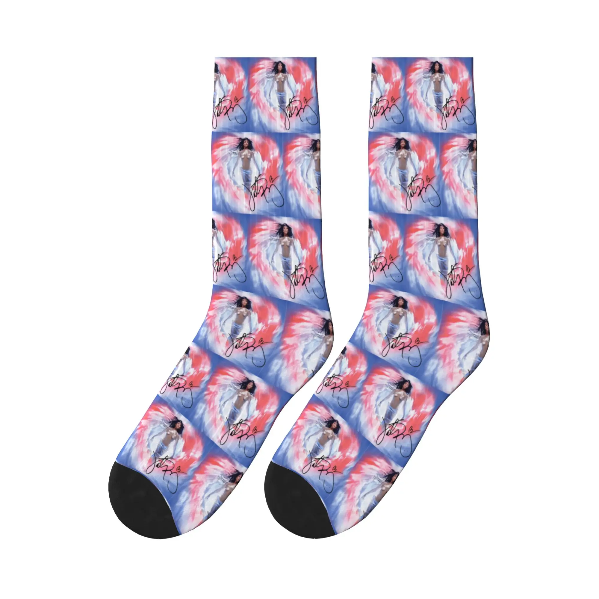 

Katy Perry Autograph Sports Socks High Quality Stockings All Season Long Socks for Man's Woman's Christmas Gifts