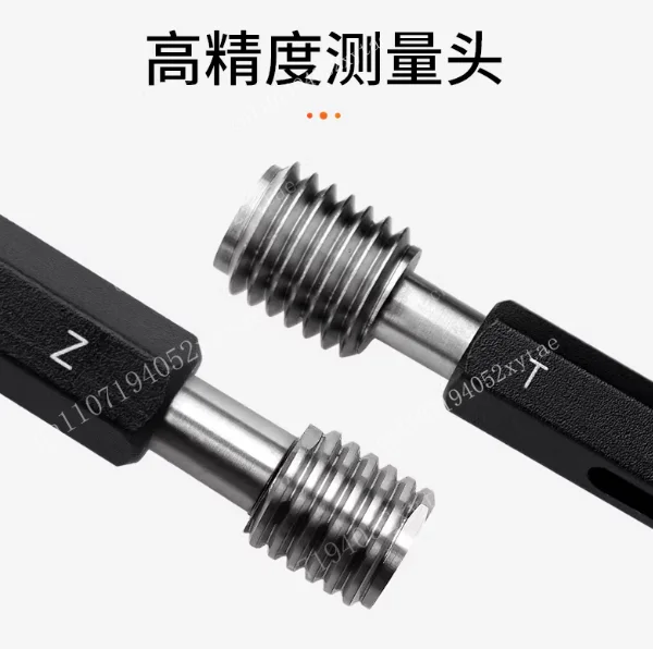 1pc 6h metric thread feeler gauge m0.8 to m24 aperture gauge go no go gauge for moulds accessories