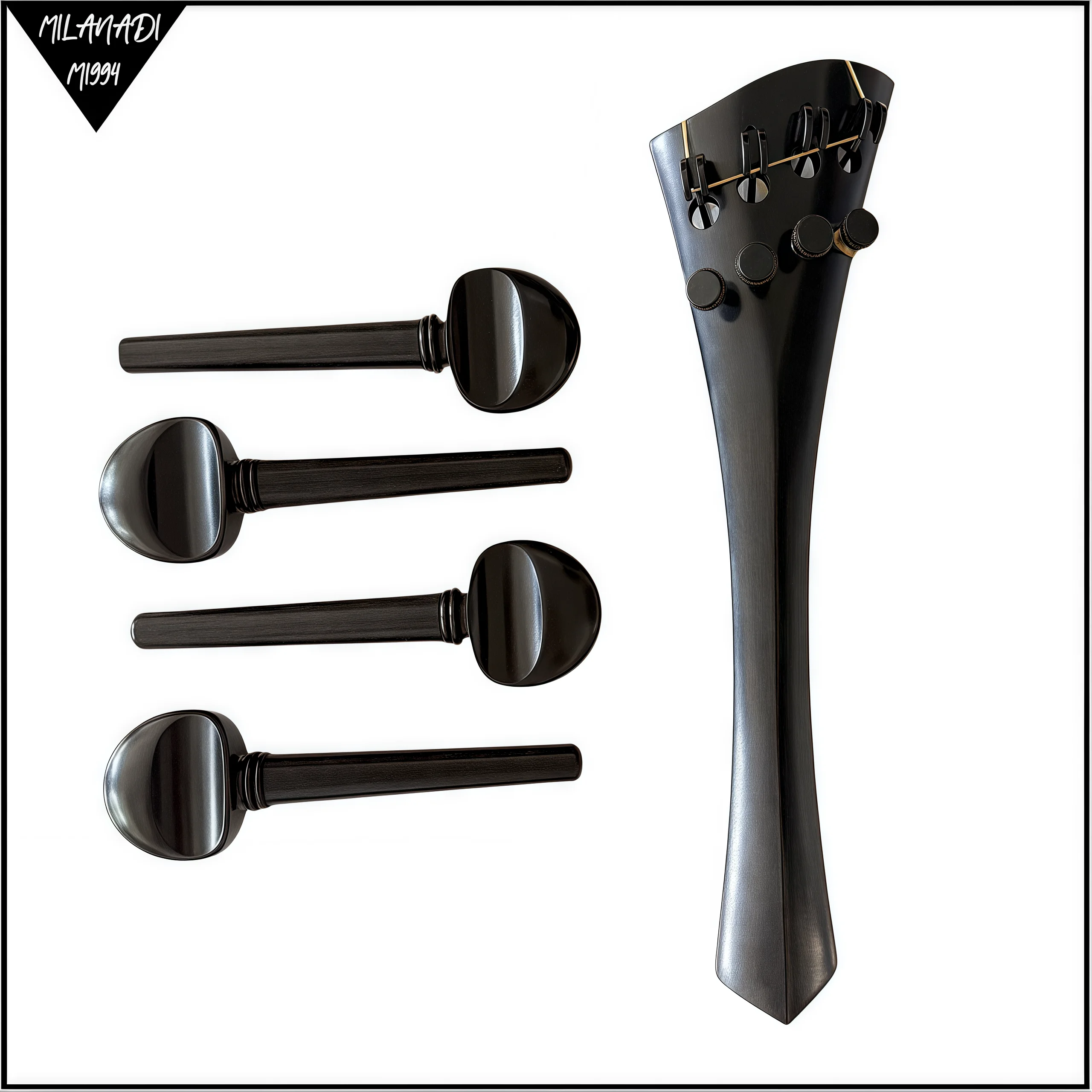 

Новый стиль 4/4 хвостовика для виолончели с тонкими настройками и веревкой, колышки для виолончели из черного дерева, ключи для настройки струн, аксессуары для виолончели