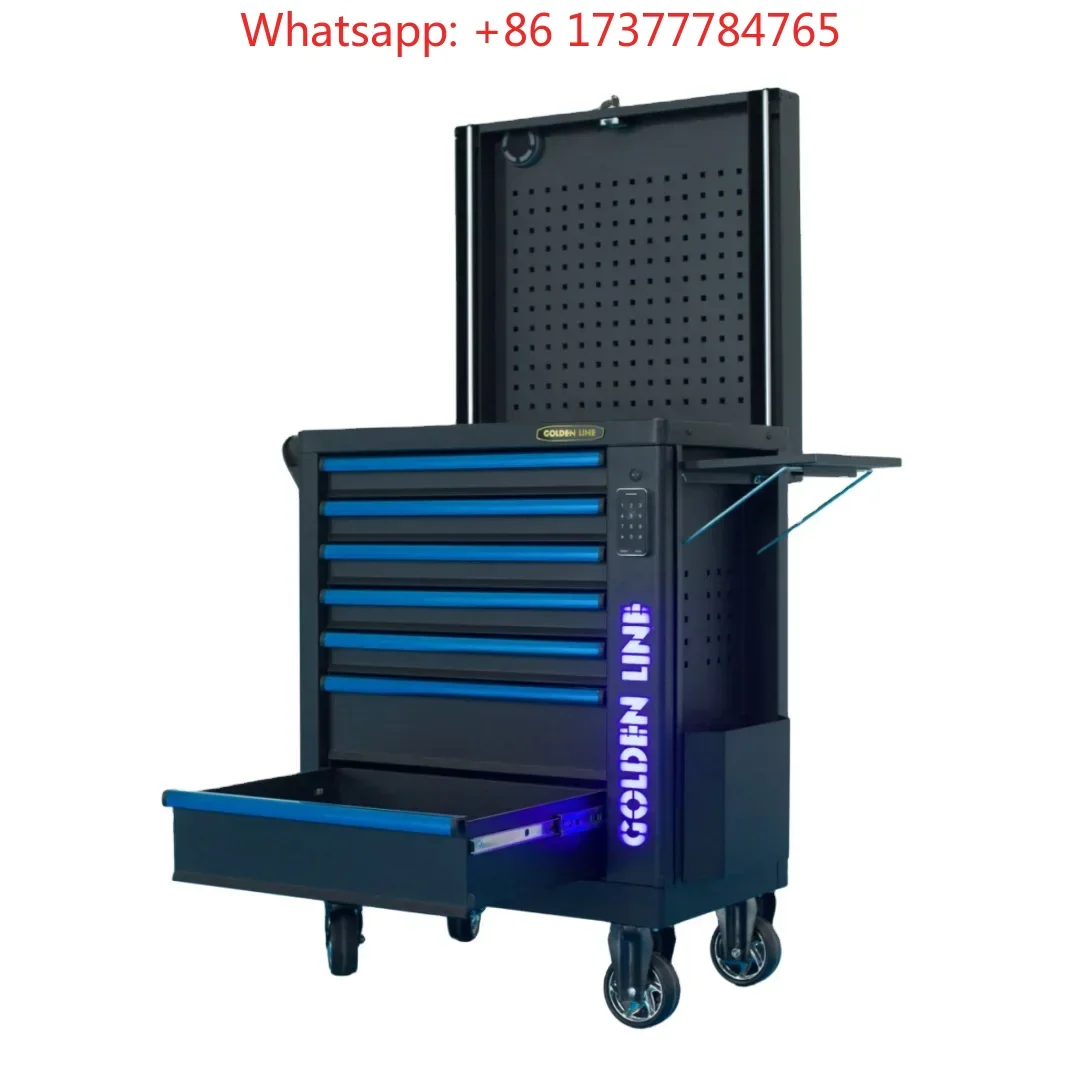 Goldenline Digital LTool Cabinet Tool Trolley with Bluetooth Speaker