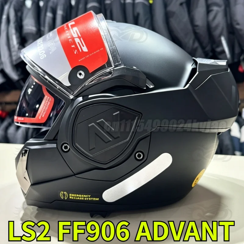 LS2FF906 ADVANT Motorcycle Helmet Double Lens Full Face Four Seasons Helmet for Men and Women ECE Certified Protective Helmet
