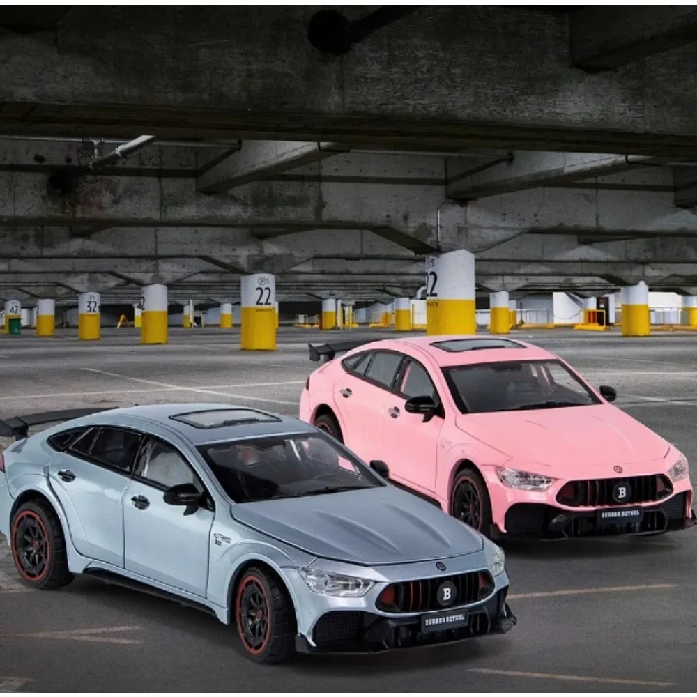 

1:24 металлическая имитация Brabus 900 AMG GT63 сплав, игрушечная модель автомобиля, коллекция автомобильных украшений, 6 складных боковых белков с открытой дверью