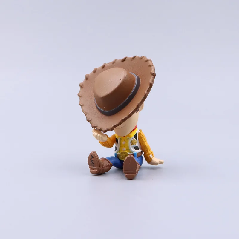 4 ชิ้น/เซ็ตอะนิเมะ Toy Story ซ่อนและค้นหาเครื่องประดับ Woody Slinky สุนัข Bo Peep Action Figure เดสก์ท็อปชุดตกแต่งของขวัญ