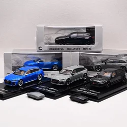 Cm 1/64 audi rs7 sportback 2022 legierung auto modell display spielzeug