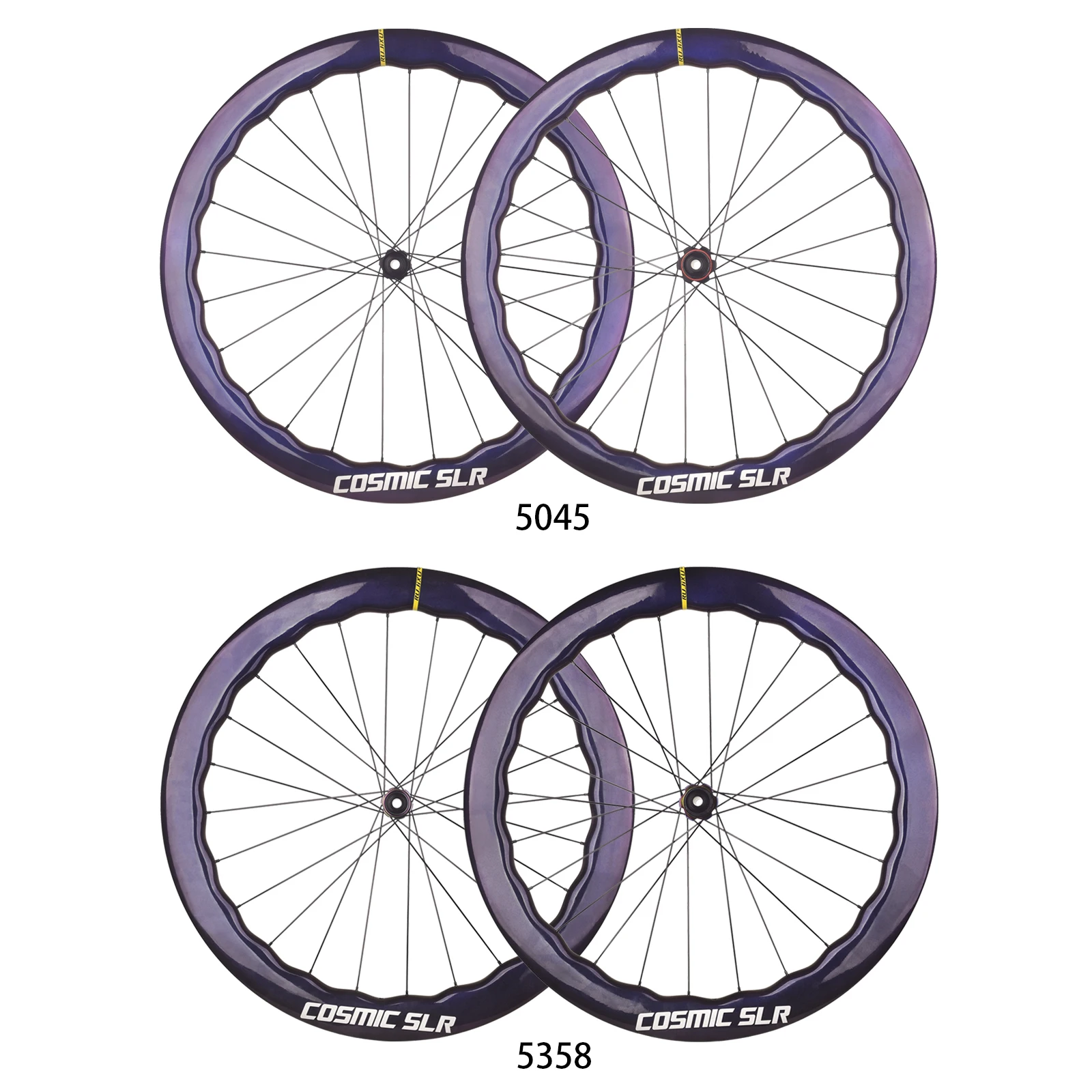 700C RUJIXU Road Disc Carbon Wheelset Wave rin 4550 5853mm Ratchet System 36T 54T HUB Wing 24 Spoke For Racing Bike wheel