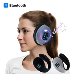 Orelha regalos sem fio, fone de ouvido mais quente Earmuffs, fones de ouvido Bluetooth Mulheres Inverno Grosso Casual Cap, esportes Muff