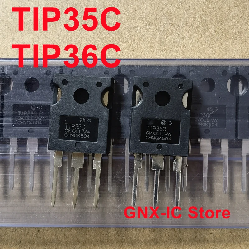 

10Pairs - 20Pairs Original New TIP35C TIP36C TIP35 TIP36 TO-247 NPN + PNP Darlington Transistor 25A 100V TlP35C TlP36C