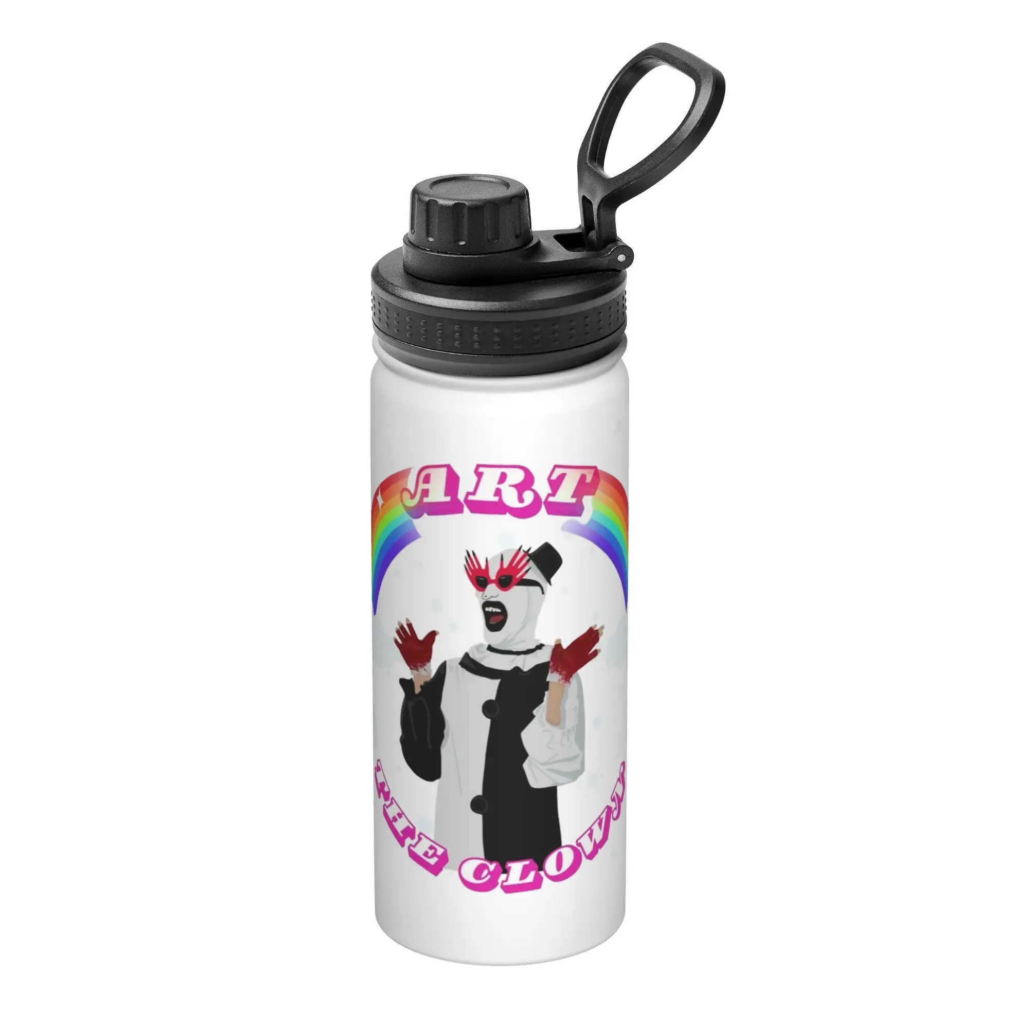 Art The Clown Terrifiers 18OZ Sports Insulated Kettle  Thermal Cup Vacuum Flask Double Wall Mugs Spill Proof