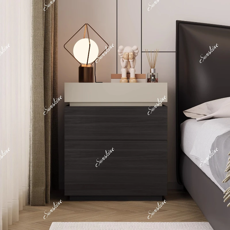 Simple Modern Bedroom Home Locker Light Luxury Concealed Bedside Cabinet