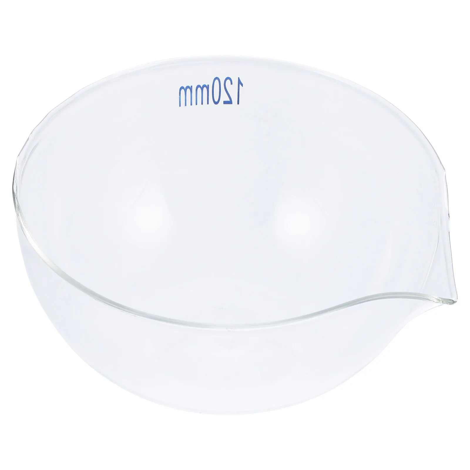 1Pcs Excellent Workmanship Glass Evaporating Basin Heatresistant Spout Household Glass Evaporating Dish