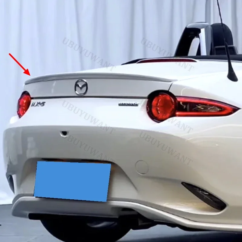 For Mazda MX-5/ Miata ND 2016+ Rear Trunk Lip ABS Wing Spoiler Car Styling Rear Trunk Spoiler