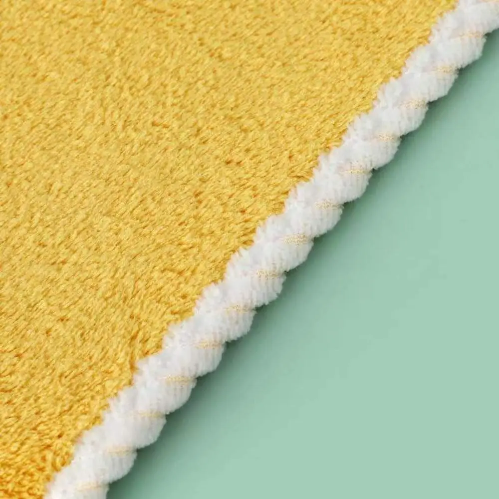 Cute Coral Fleece Hand Towels Microfiber Cute Design Microfiber Towels Super Absorbent Super Absorbent Towels Baby Use