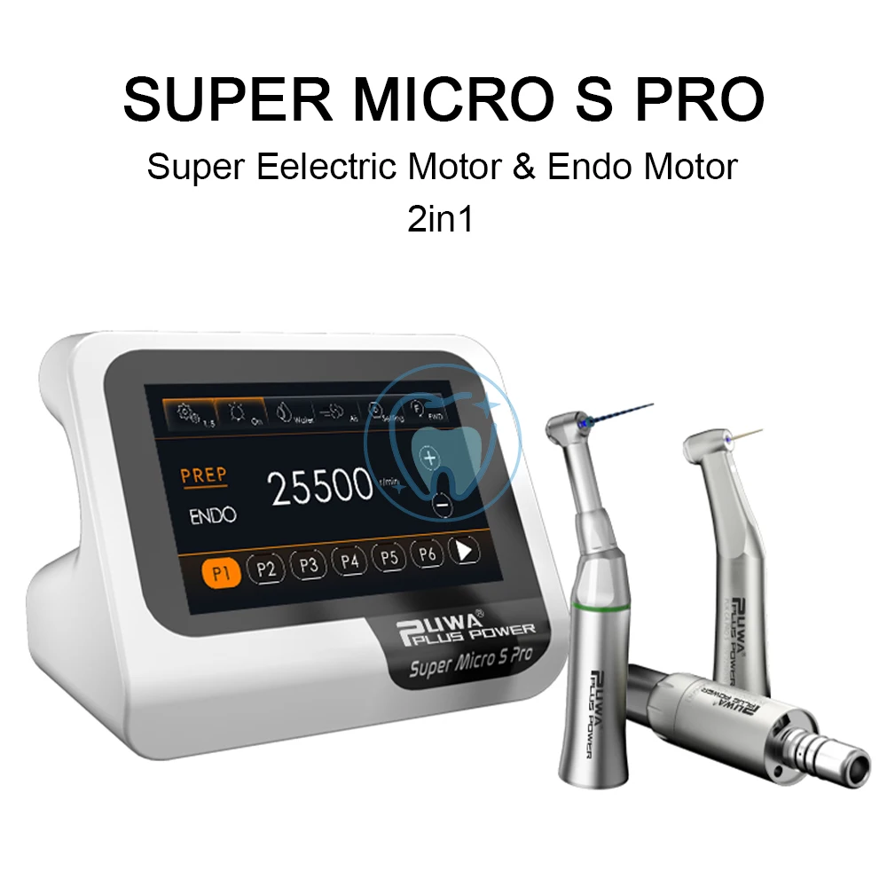 

Dental Super Electric Motor And Endo Motor 2 In 1 All Touch Screen Micro Motor Dental Clinical Brushless Micromotor