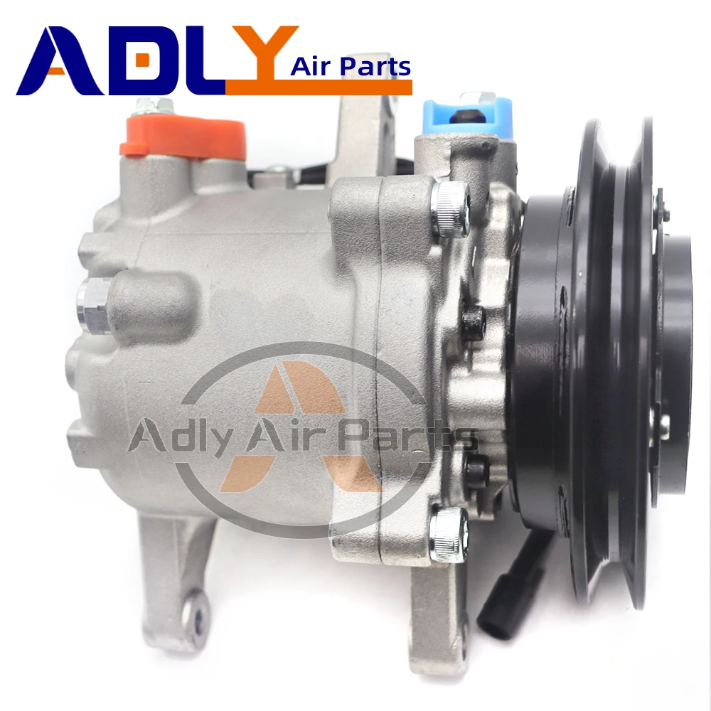 SV07E AC Compressor For KUBOTA M96S M108 M110 M108S 447200-9130 447200-9490 447220-6750 447220-6771 447260-5780 3C581-50060
