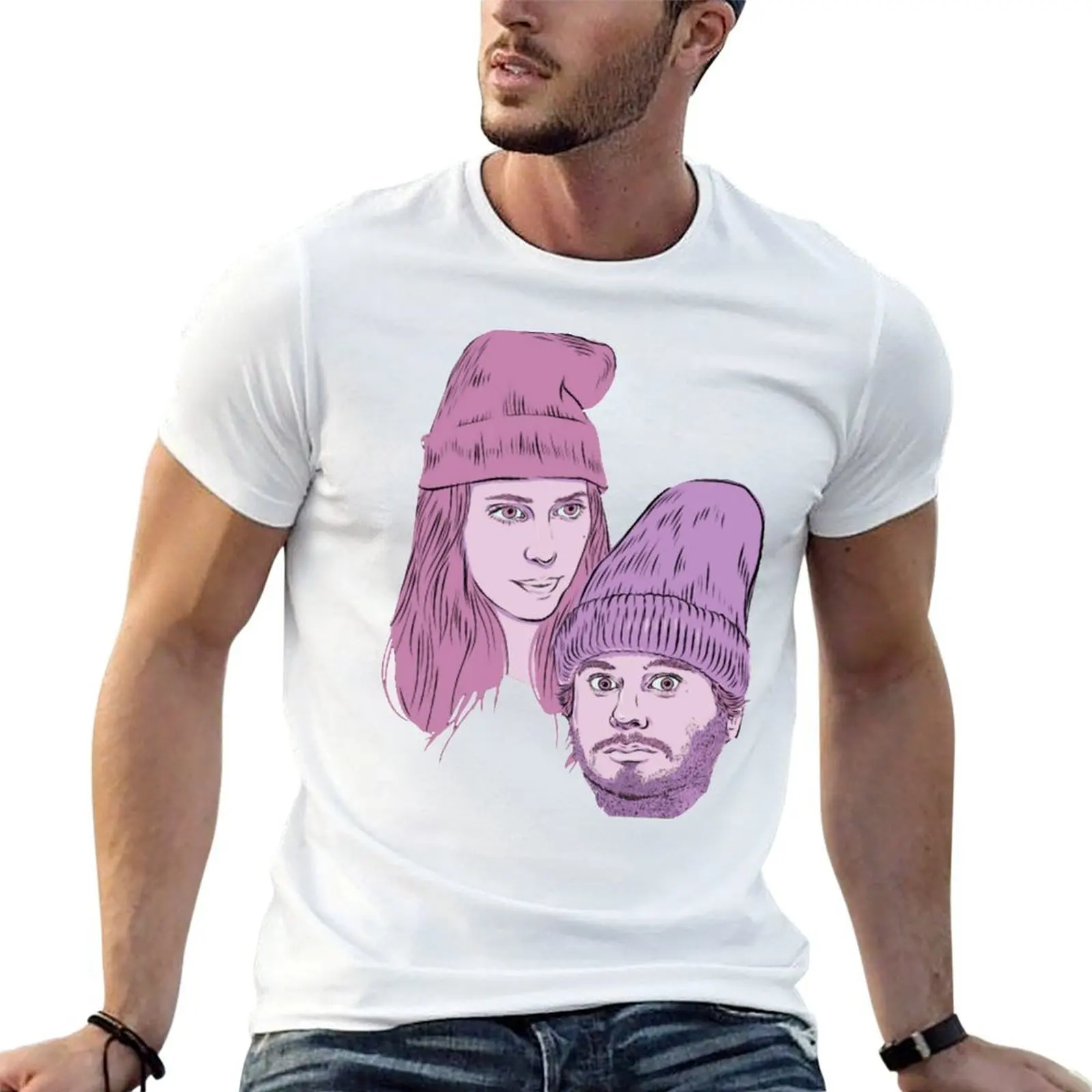 

h3h3 Merch Hila _amp_ Ethan T-Shirt man t shirt cotton high quality g man t shirts for men T-Shirt