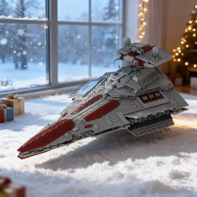 

2062 шт. MOC Republic Victory I Star Destroyer, модель строительных блоков, сборка, идея «сделай сам», Рождественский подарок, кирпичная игрушка для детей