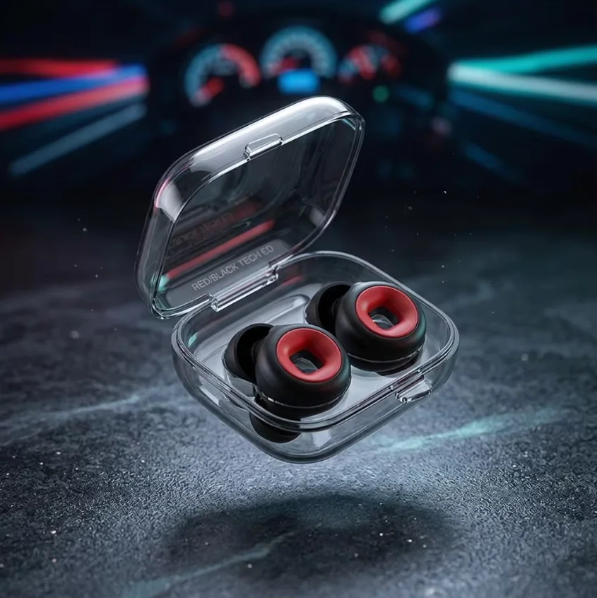 1-6Pairs Sleep Soundproof Earplugs Motorcycle Noise Reduction Earplugs Anti-noise Mute Earplugs Portable Motorcycle Equipment view 2