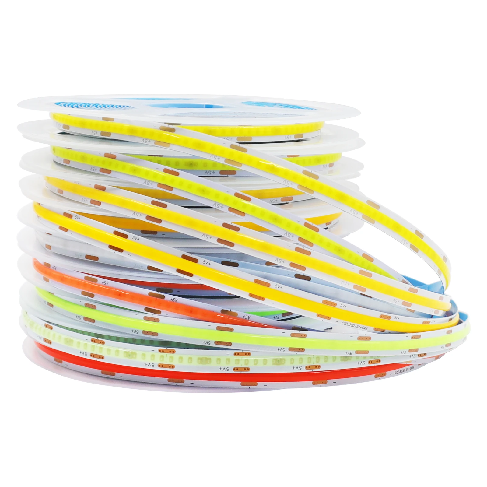 5V USB COB Led Streifen Licht 320LEDs/m Flexible Diode Band Linear Innen Beleuchtung Weiß/Rot/grün/Eisblau Zimmer DIY TV Hintergrundbeleuchtung