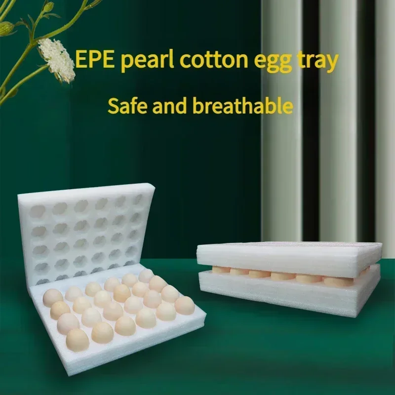 30 Holes Egg Tray Pearl Cotton Snap-on Cover Express Earthquake Resistance Anti Fall Measures Package Box Egg Foam Protect Tray