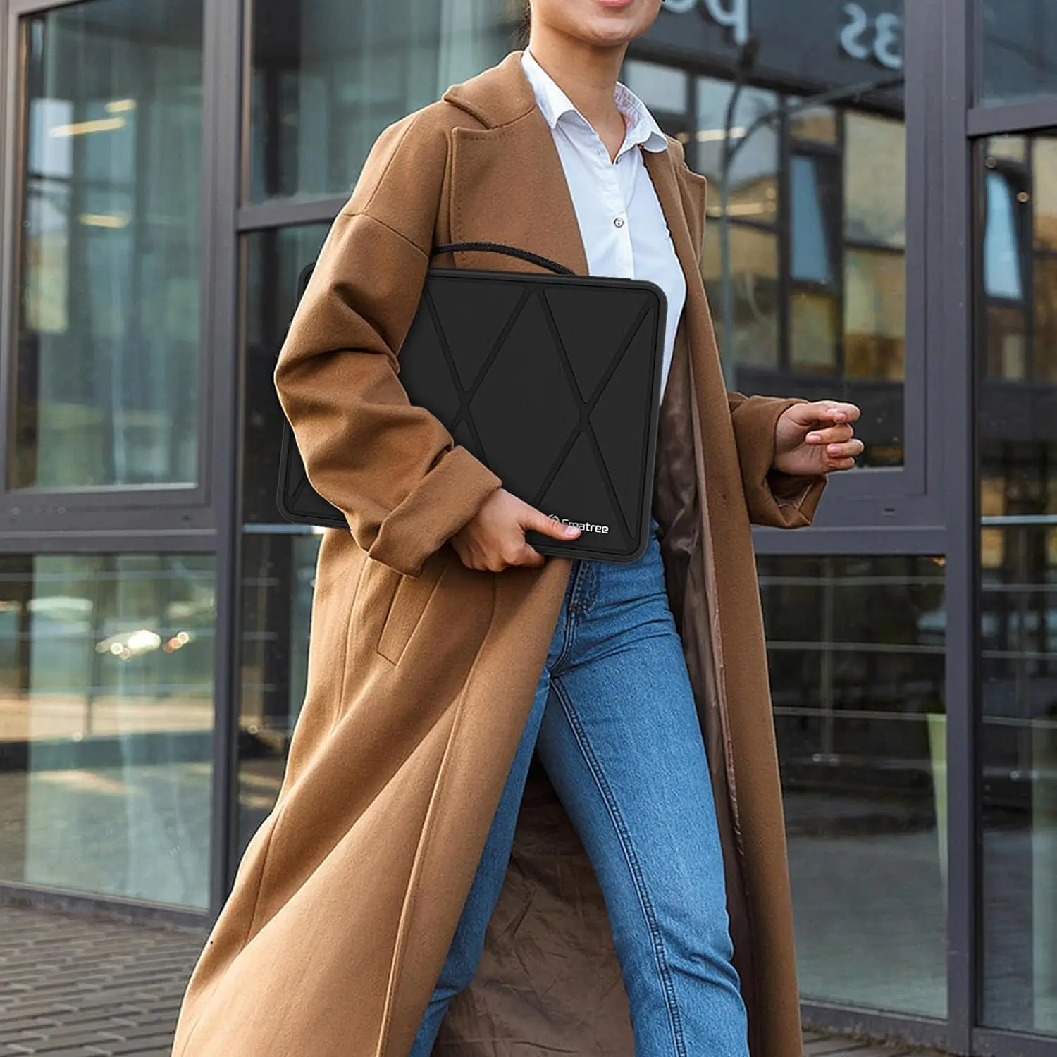 Smatree製 13.3インチ Apple MacBook Pro M2 2023 ノートパソコン用 ハードシェル 耐衝撃 ラップトップバッグ ライナー