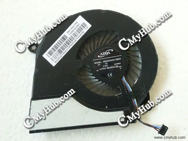 For HP Pavilion 17 Cooling Fan AB08505HX110B00 0CWR62 724870-001 47R62TP003A AB08505HX110B00 0CWR62 724870-001 47R62TP003A