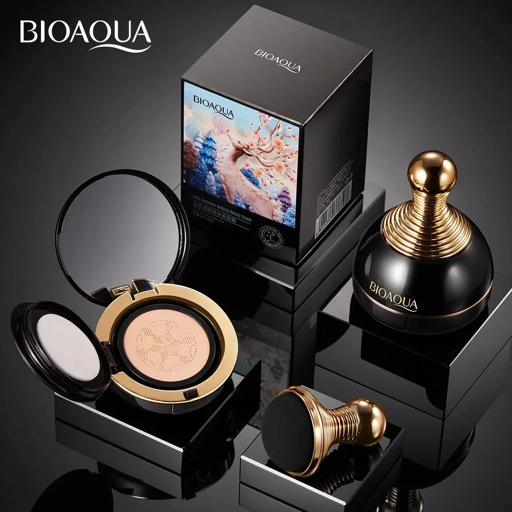 Mushroom Head Air Cushion BB Korean Women Moisturizing Long Lasting Waterproof CC Cream Foundation Concealer Makeup Base Primer