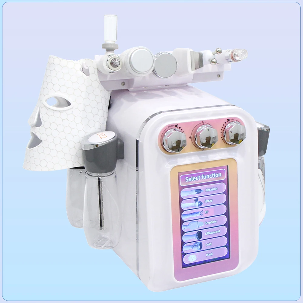 Professional 7 in 1 Water Dermabrasion Facial Machine Deep Cleansing Face Lifting Skin Scrubber Aqua Peeling Salon BeautyMachine