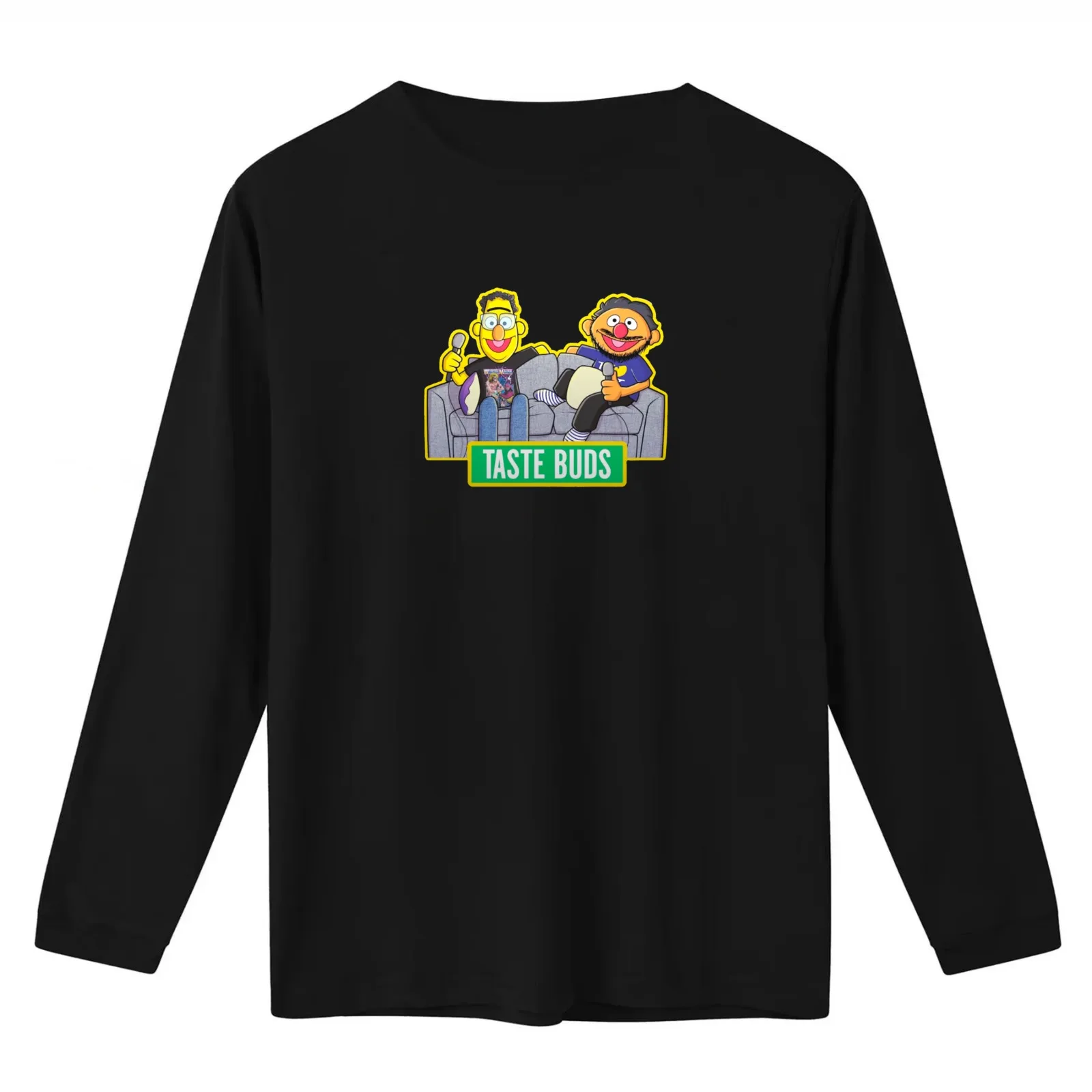 Taste Buds podcast T-Shirt Summer Casual Cotton Tee Oversized Streetwear Tops Vintage Graphic Print Loose Fit Short Sleeve