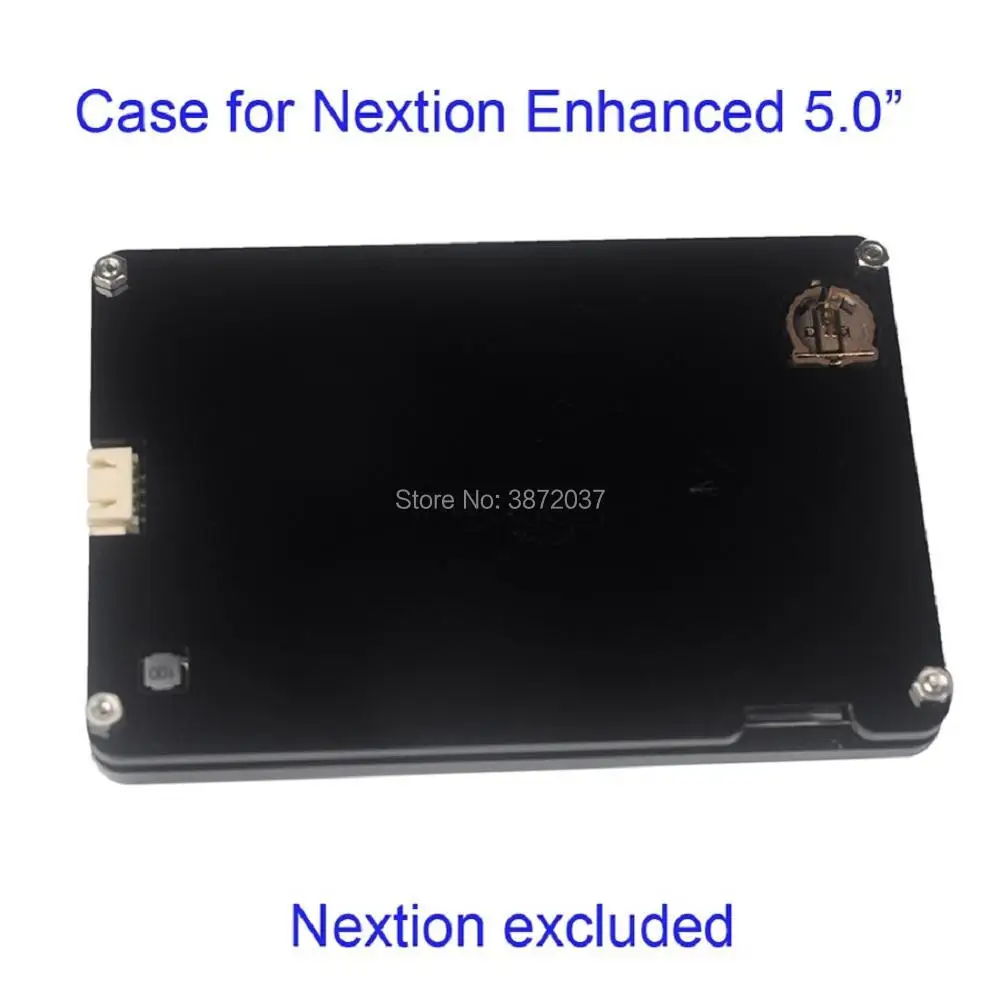 เคสอะคริลิกสีดำสำหรับโมดูลจอแสดงผล HMI หน้าจอเสริม Nextion ขนาด 5.0 นิ้ว