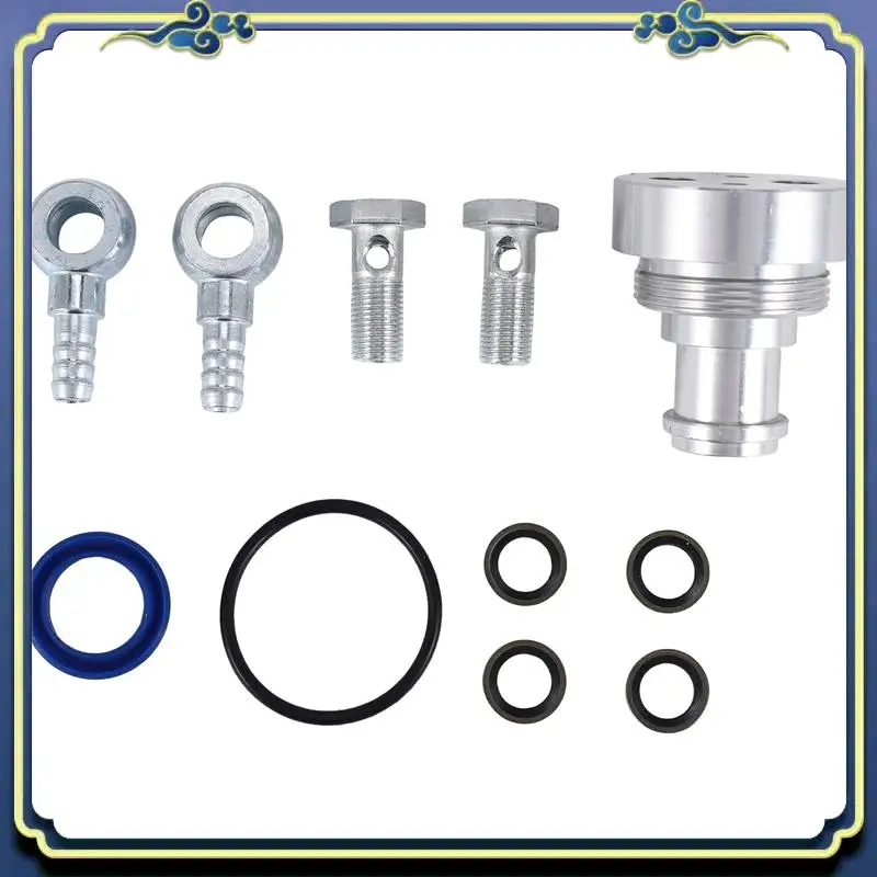 AU16-Motorcycle Oil Cooler Adapter Fitting For Honda Cross Riding CB CG Engine 36 1.5Mm Thread Oil Radiator