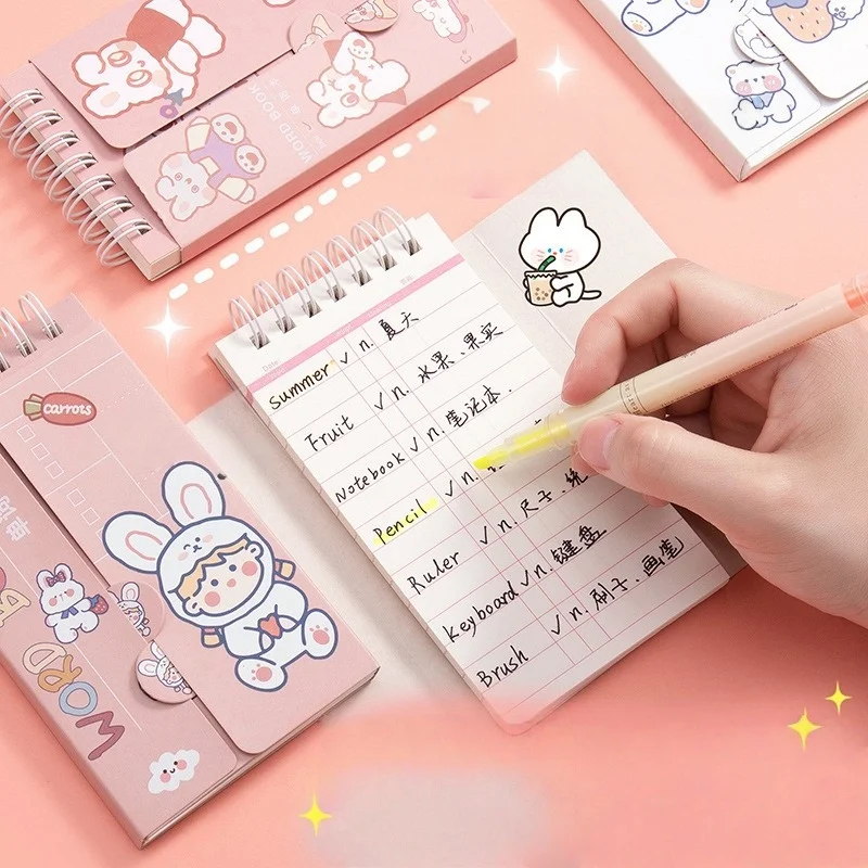 

Coil Pocket Word Book Student’s Vocabulary Building Notepad Tearable Portable for English Memory Practice