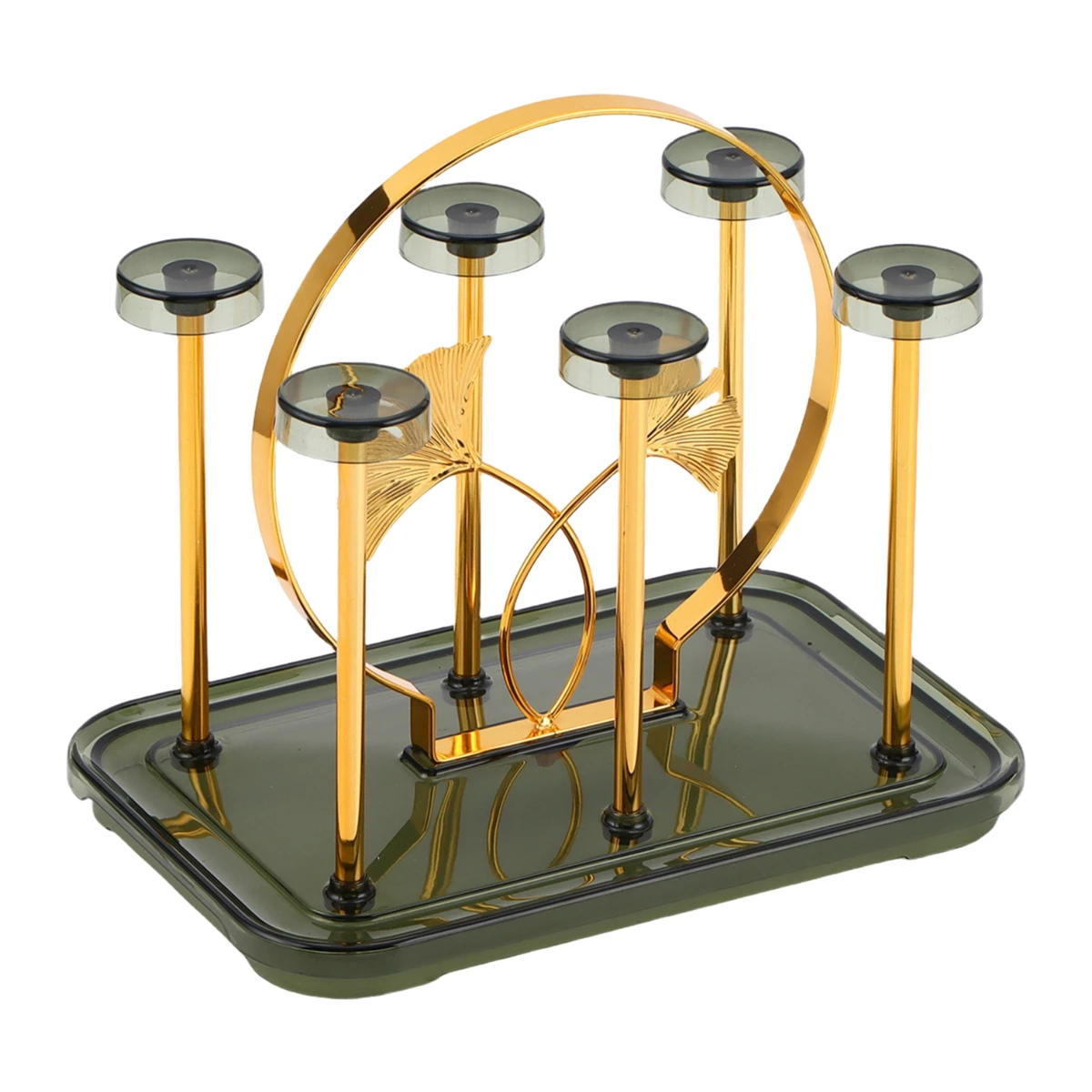 Drinkware Storage Coffee Mug Holder Compact Cup Drying Solution Effective Drainage System Flexible Support Rod