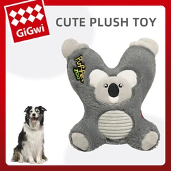 GiGwi Safe Dog Training Toy Zoo Series Indeformable Lightweight Dog Chew Interactive Toy Party Gifts Dog Squeaky Plush Sound Toy