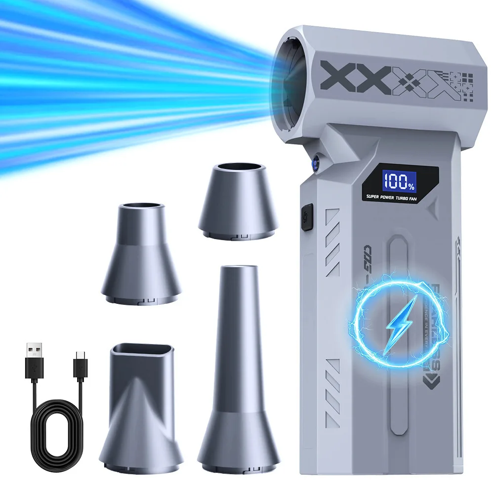High-velocity Turbine Fan - Powerful Handheld Air Duster