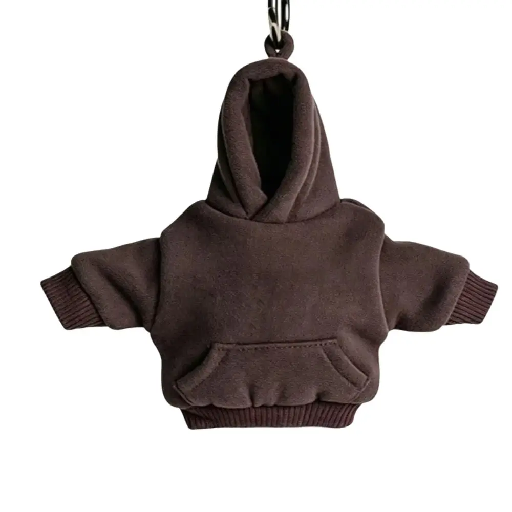 Soft Squeeze Mini Hoodie Keychain Hoodie Design Elastic Soft Squeeze Fidget Toy Portable Squeezable Decompression Ornament