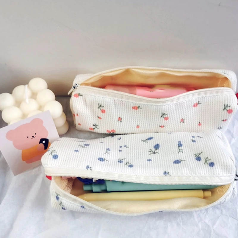 2 Packs Stationery Storage Bag Cute Small Girly Heart Mini Stationery Storage Bag