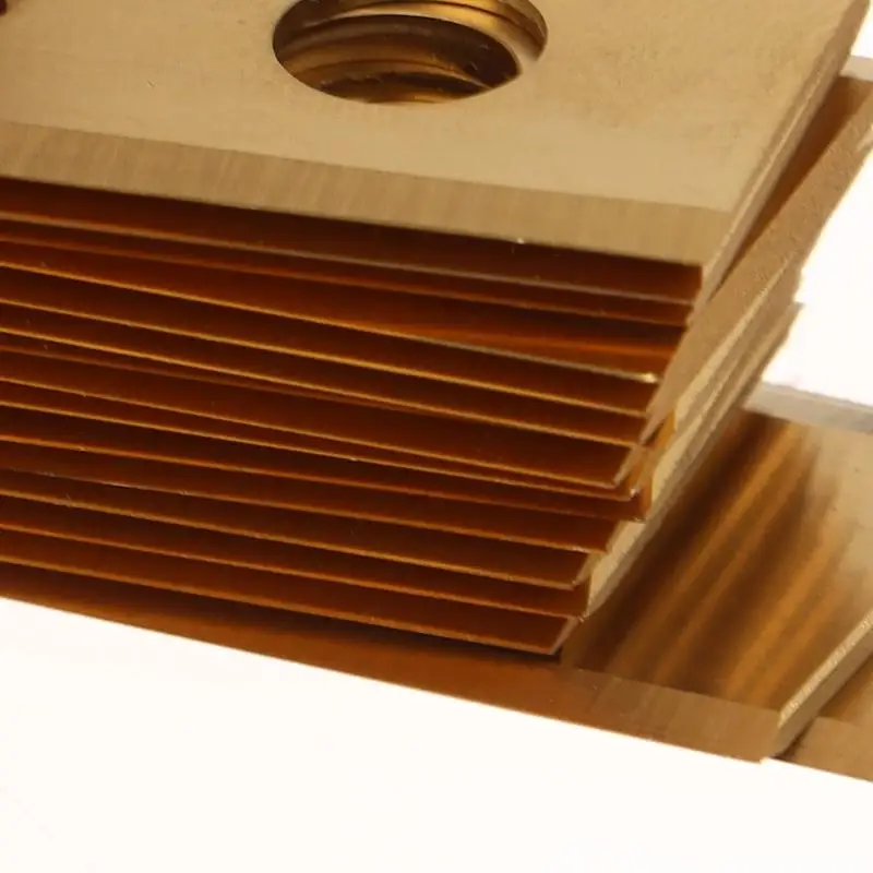 9/18 шт. сменные лезвия из нержавеющей стали с двойным отверстием, нож для прополки садовой техники, лезвие косилки для садовой газонокосилки