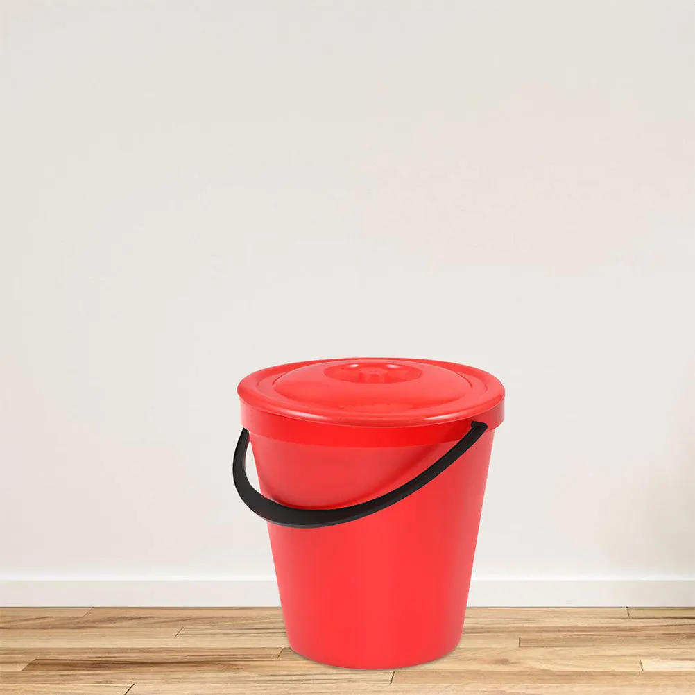 

2Pcs Round Plastic Bucket Lids Lightweight Easy to Use for Kitchen Outdoor Spaces Resistant to Deformation Long Lasting