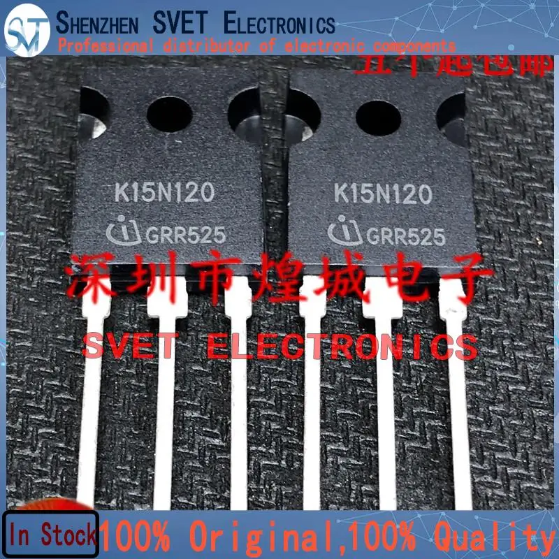 10PCS-50PCS  K15N120 SKW15N120  TO-247 1200V 15A   Original In Stock Fast shipping