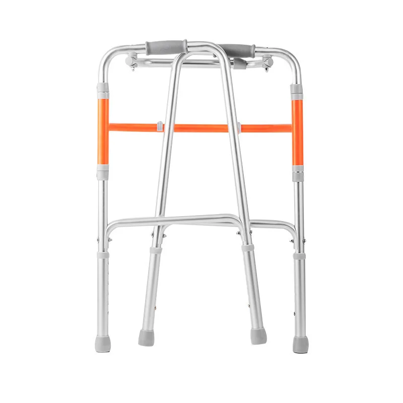 Portable Foldable Walker, Anti-slip Walking Aid for Elderly and Disabled People for Rehabilitation Training