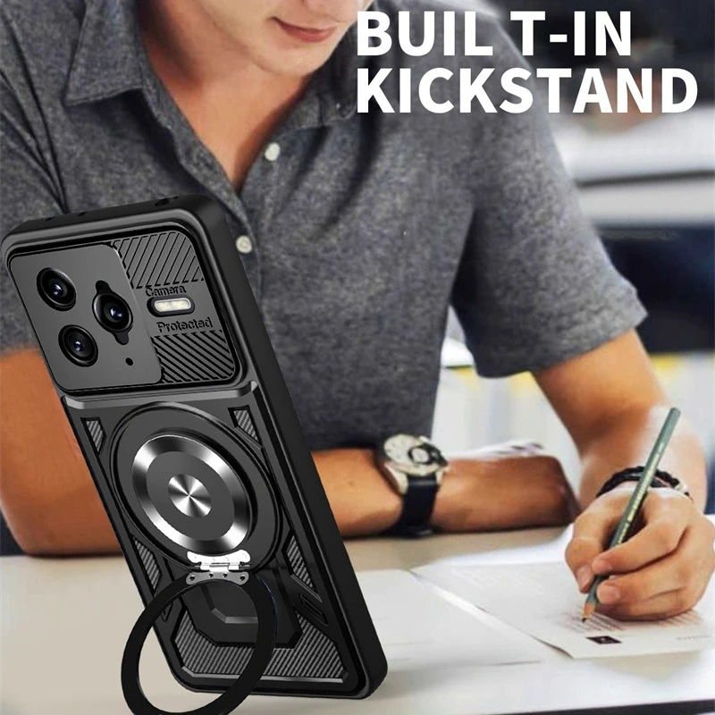 حافظة مدرعة شديدة التحمل لهاتف Xiaomi Poco F7 Pro / F7 Ultra 5G غطاء حماية حلقي حامل مقاوم للصدمات Fundas Coque Capa #4