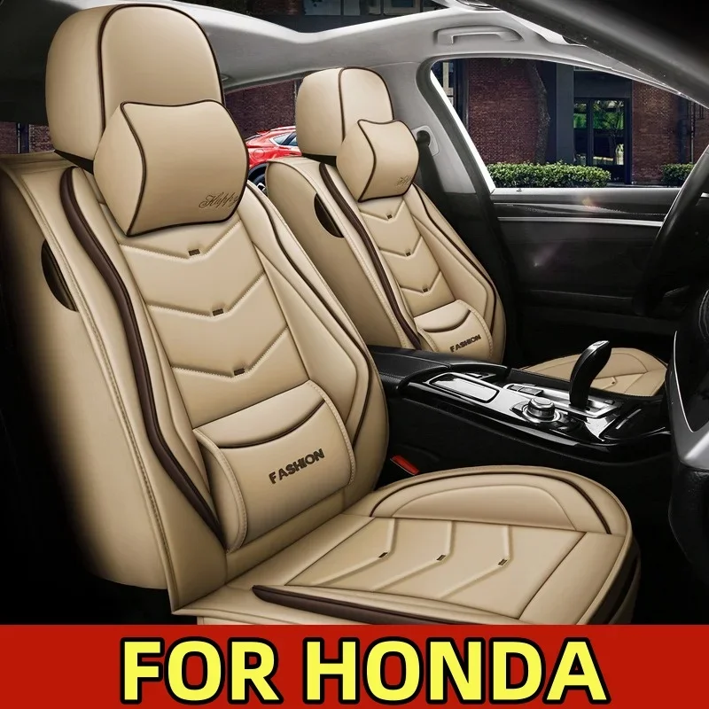 

Чехлы на автомобильные сиденья FOR HONDA мягкие и полностью покрытые из искусственной кожи для водонепроницаемости как передние и задние сиденья.
