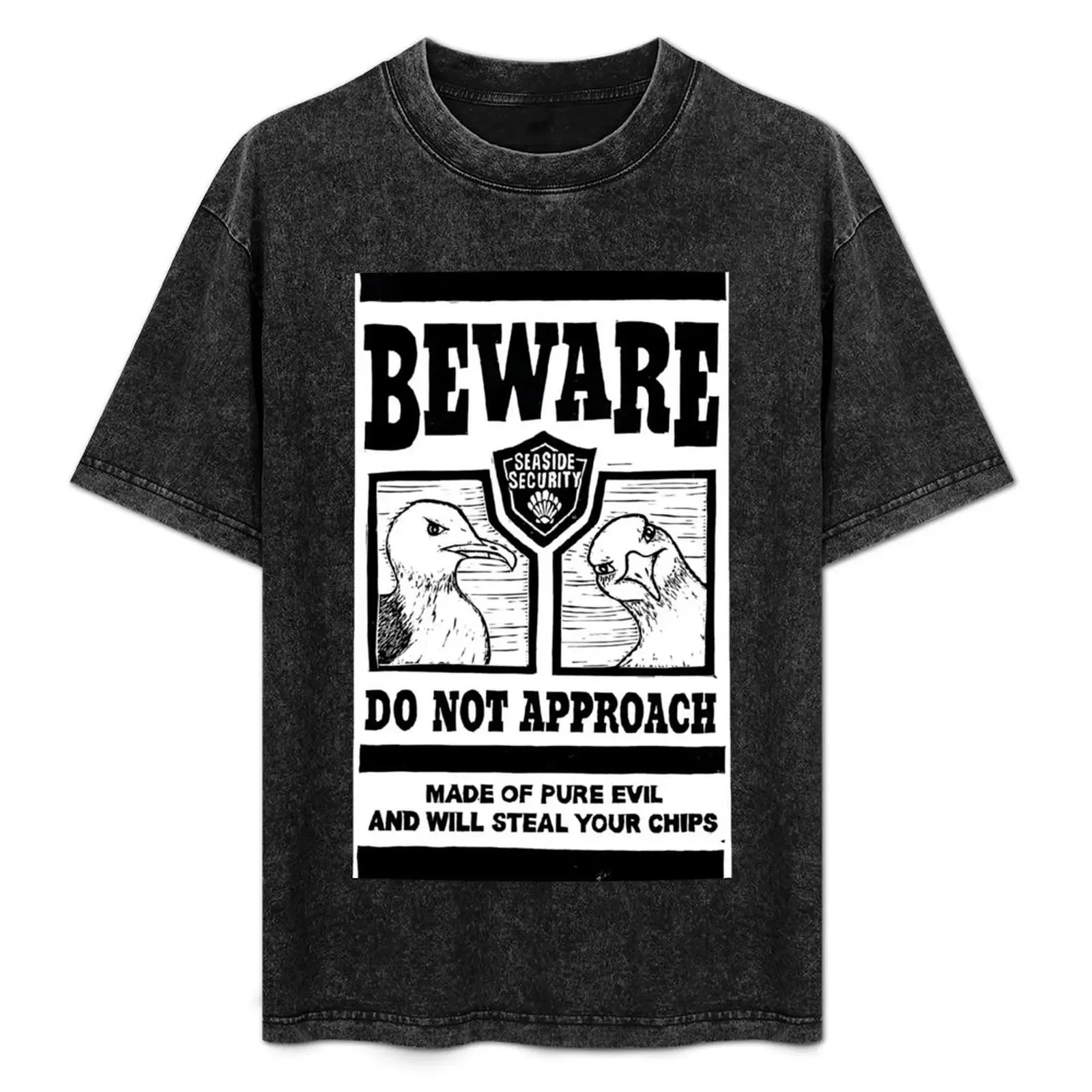 

Beware the Evil Seagulls T-Shirt Funny t-shirt Personalized t-shirt men graphic t shirts