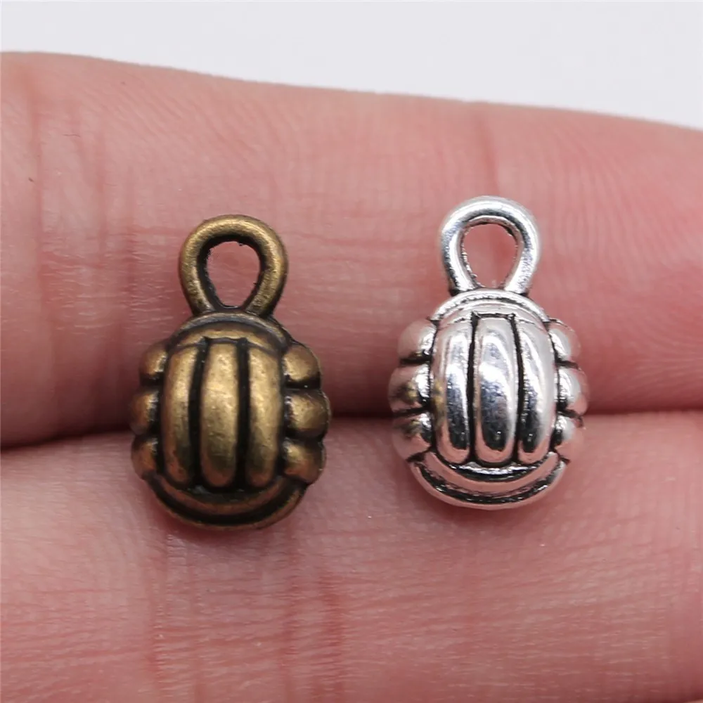 Wholesale Basketball Football Badminton Sports Charms Pendant For Women Girls Jewelry Gift Handmade Craft Supplies