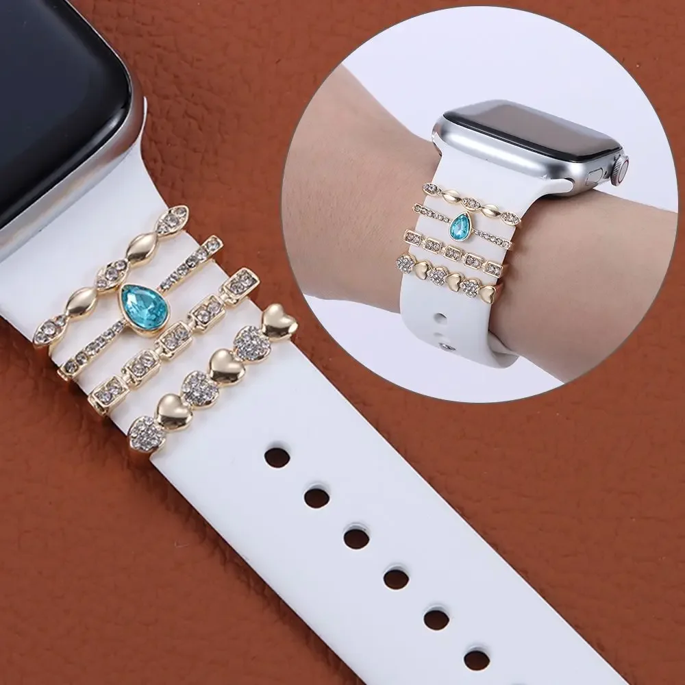 Metal Bracelet Nails Decorative Ring Wristbelt Charms Watch Band Ornament Strap Accessories
