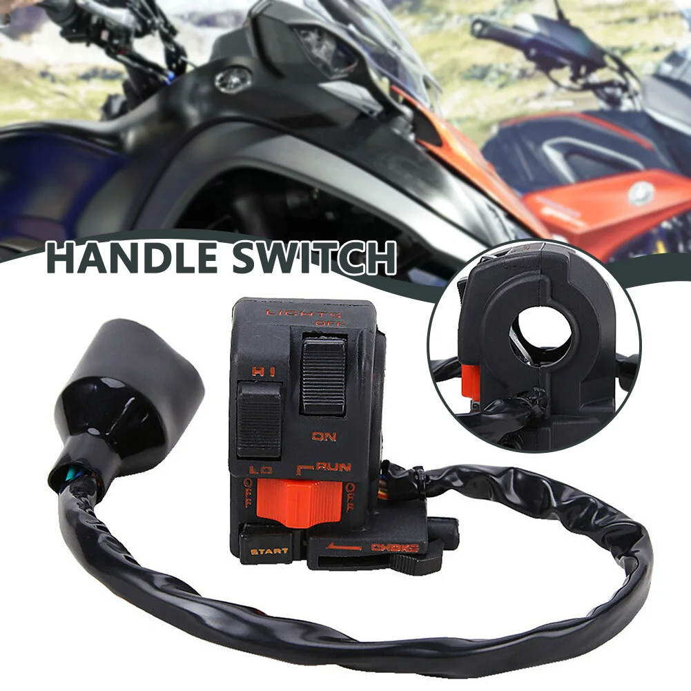 Multifunctional Kill/Light/Hi/Low/Starters Switch Electric Start Kill Light Chokes Switch Motorcycle Handle Parts