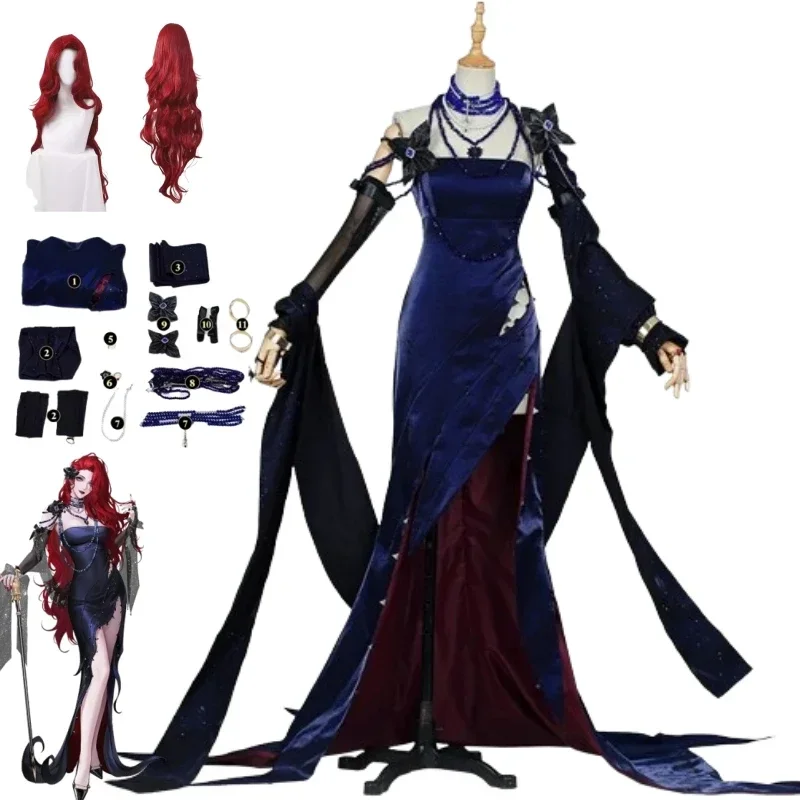 

Path to Nowhere Cabernet Cosplay Costume Women Girls Evening Dresses Game Suit Halloween Party Role PlayUnifrom