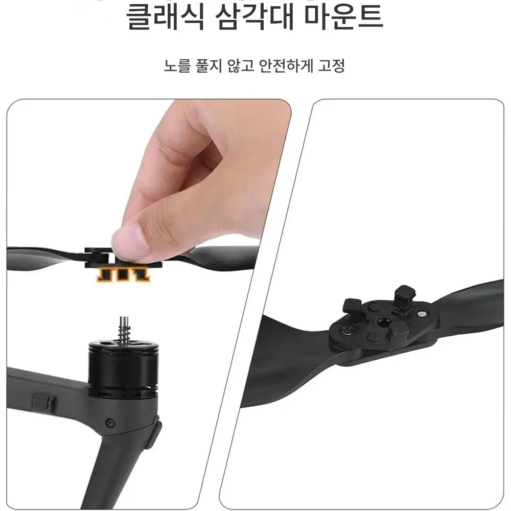 HAPPORIA 9453F Śmigło do DJI Mavic 3 Pro Classic, szybkozłączka, niski poziom hałasu, składane śmigła, części zamienne do drona, akcesoria — zdjęcie produktu 5