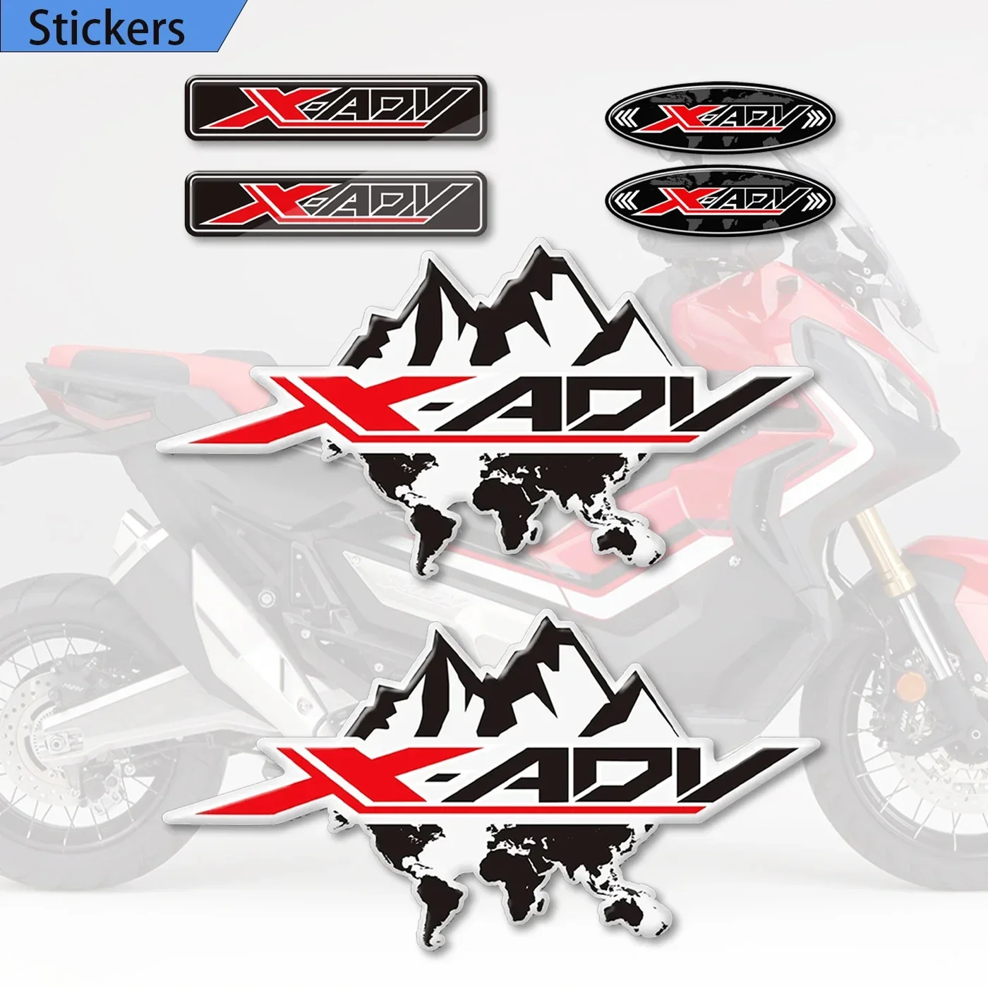 FIT HONDA XADV X Adv 750 X-ADV 750 Motorcycle Stickers decals  3D  Side Panel Tank Pad Fuel Protector Fairing